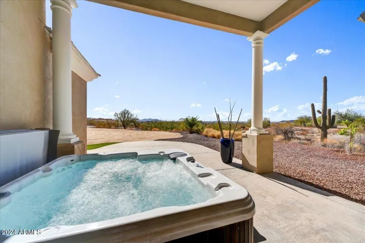 View from spa - privacy in front