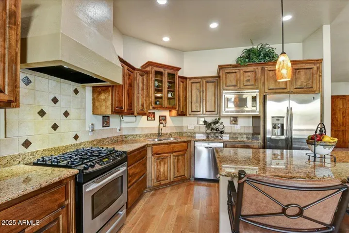 Kitchen - with gas range