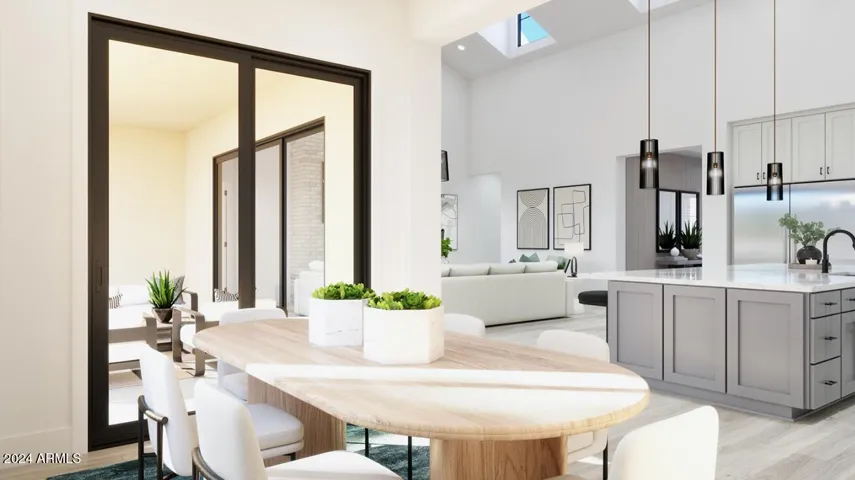 Interior Rendering of Casual Dining. For conceptual purposes only