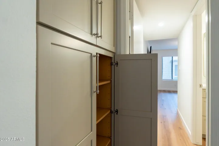 Two linen closets are extra upgraded features.