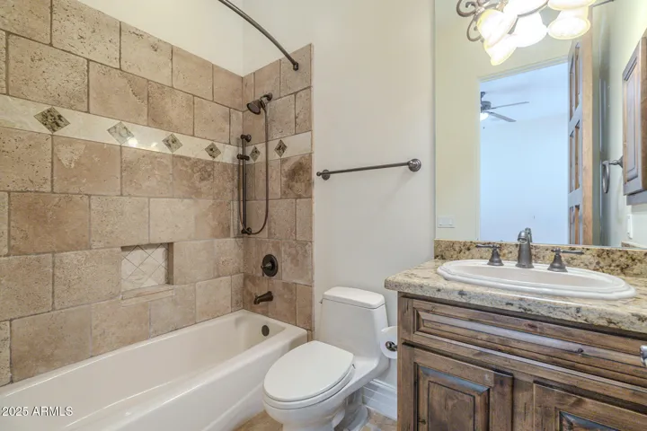 Bedroom 4 ensuite bath.