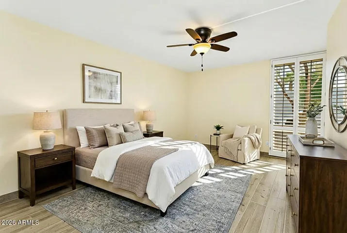 Primary bedroom (virtually staged)