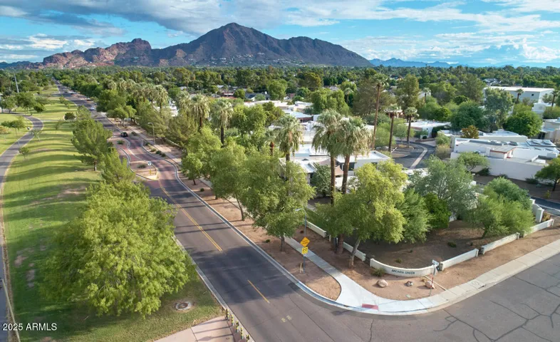 Drone image of community