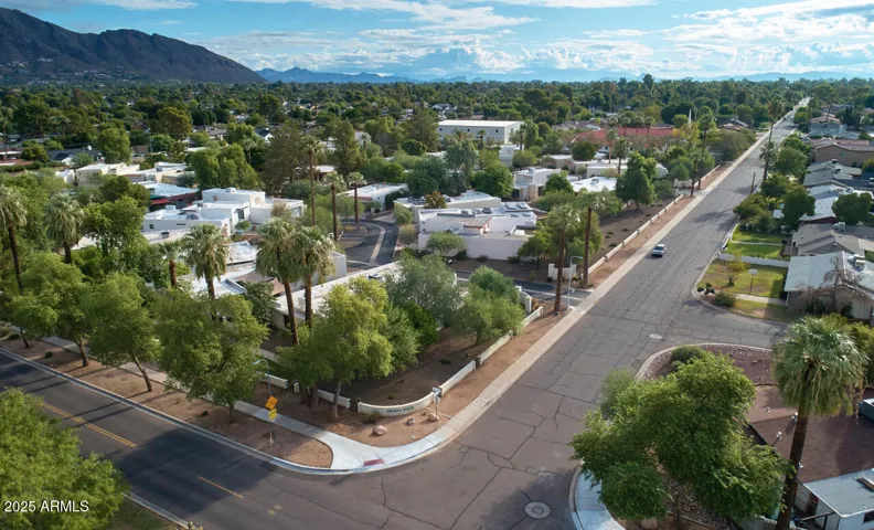 Drone image of community