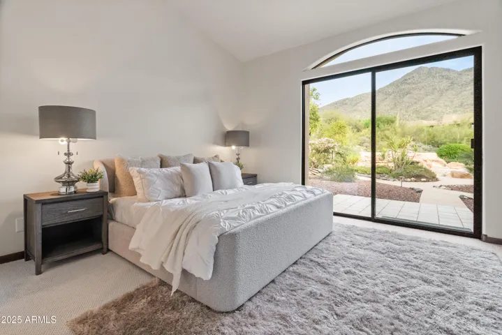 Master bedroom with stunning view of Black Mountain