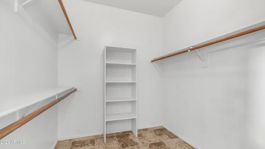 Spacious Walk In Closet