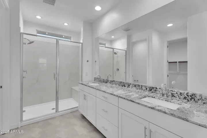 Primary bedroom Ensuite. Three piece ensemble.
