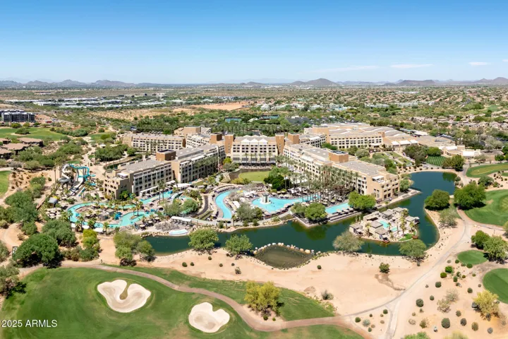 Next to the Marriott - great for dining, spa and golf!