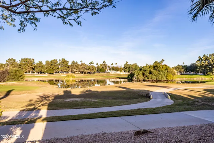 Walking/Biking Path along Golf Course