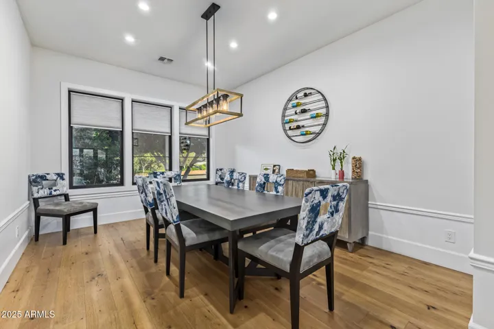 Formal dining space