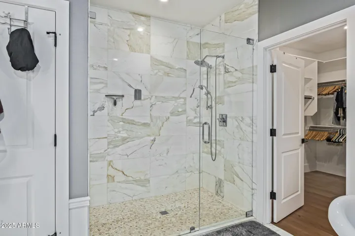 Primary walk in shower