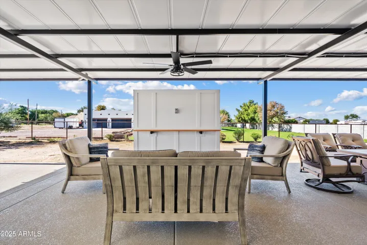 Outdoor living space