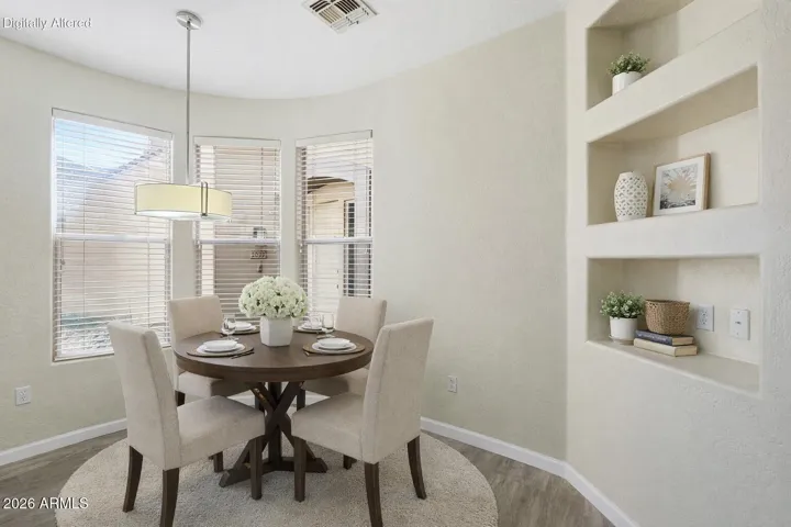 Virtually Staged Eat-In Kitchen