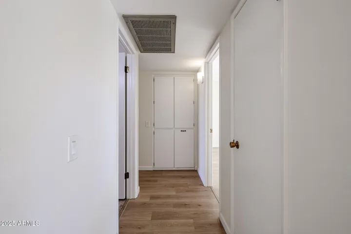 hall leading to bedrooms