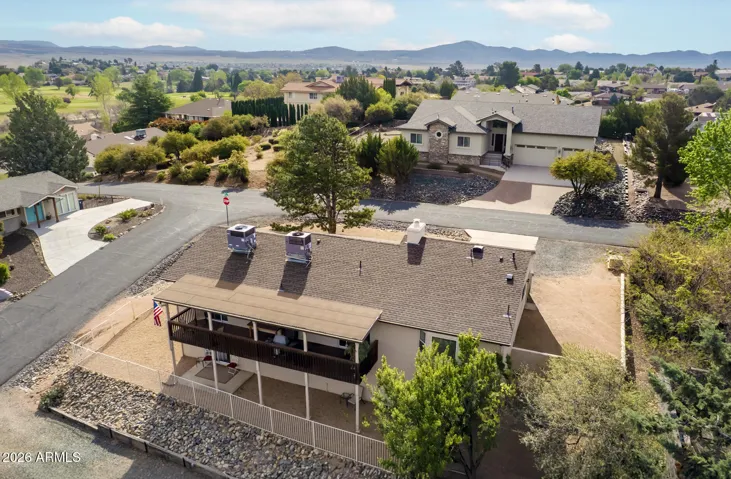 Back Aerial also Showing RV Parking in Front.