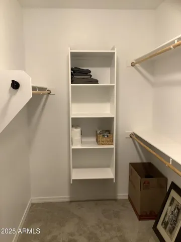 Primary walk in closet