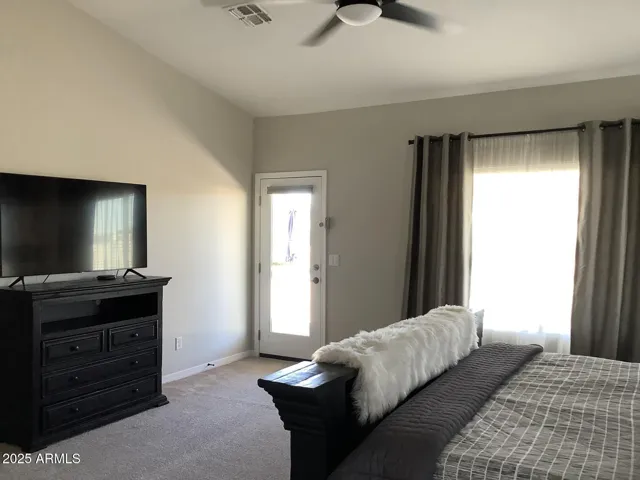Door to patio & spa