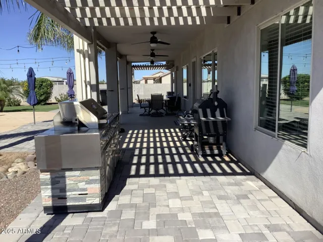 Full length covered patio view 1