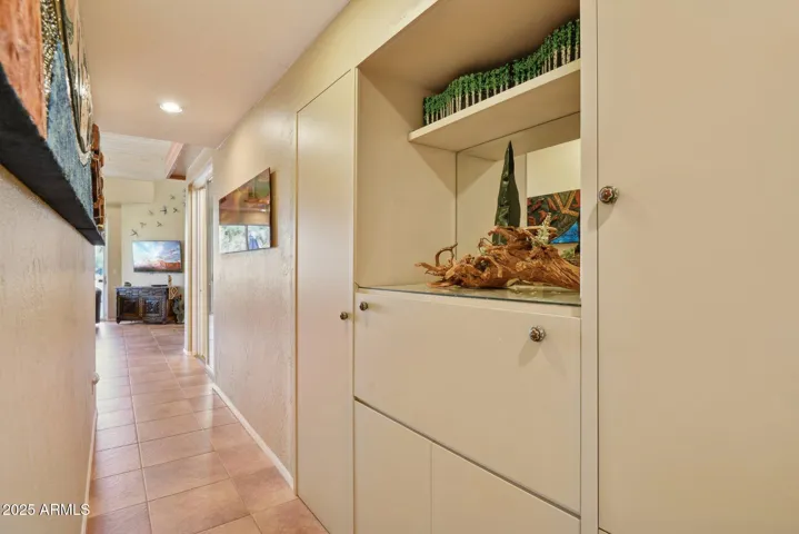 ... with extra cabinets for storage