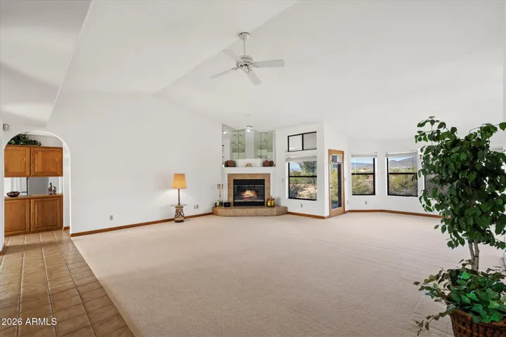 Great flow and mountain views from every room.