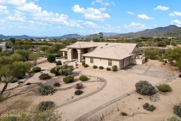 Over an acre means lots of open space between neighbors plus great views on all sides