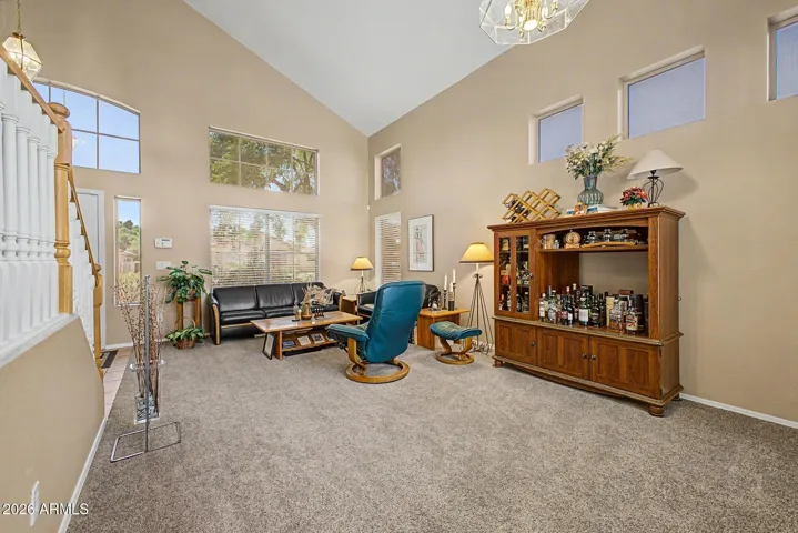 Living Room to the Front of the Home