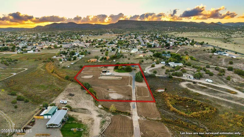 Flag lot adds privacy and security.