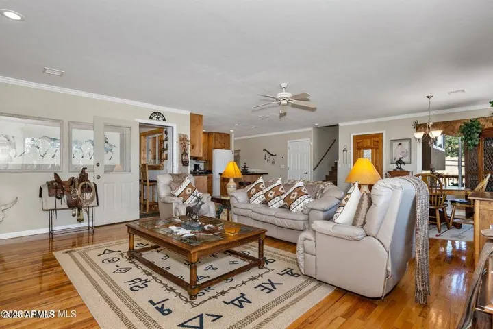 Light, bright and open great room.