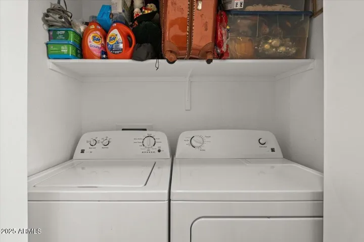 Laundry Closet In Hallway