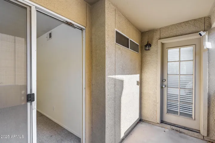 Patio off the bedrooms