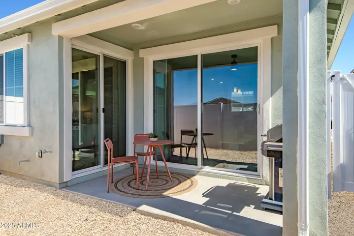 Covered Patio Photos of Model Home