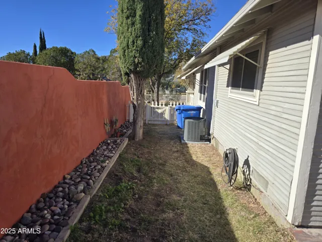side of main house