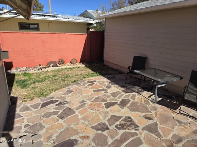 backyard courtyard