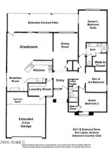 Floor Plan Layout 2,123 Palacia Plus