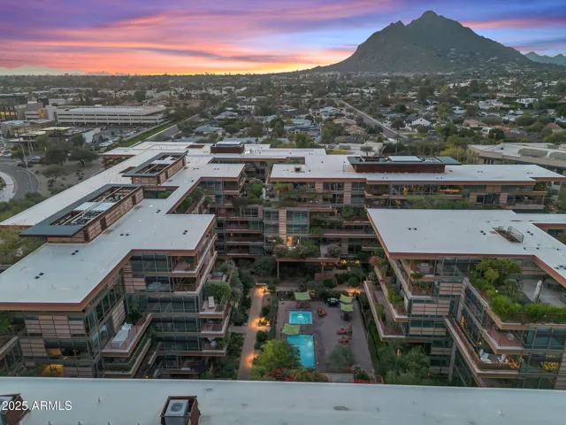 Live in the shadow of Camelback Mountain steps from Old Town Scottsdale.