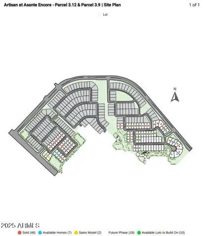 Artisan at Asante Encore - Site Map