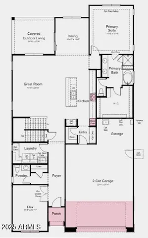 Additional Highlights Include: Gourmet kitchen, 4' garage extension, garage service door, and pavers at entry, walkway and driveway.
