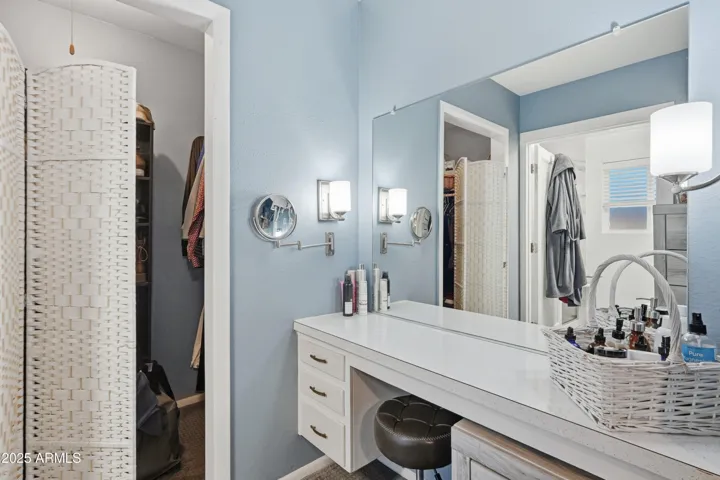 Built in vanity