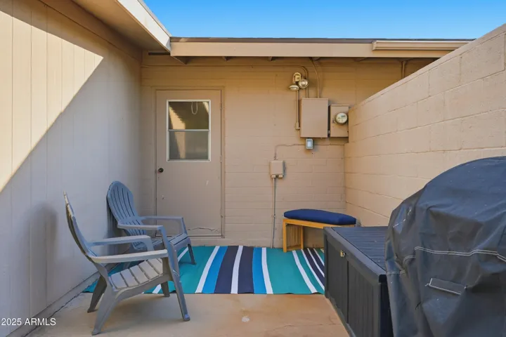Secondary back patio