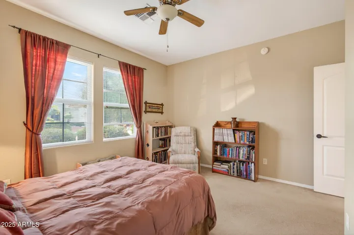 The double windows overlook the front yard of the home and offer lots of natural lighting.