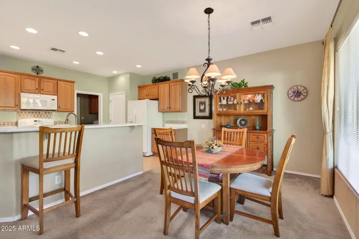 Enjoy a casual meal at the breakfast bar or eat at the dining table.