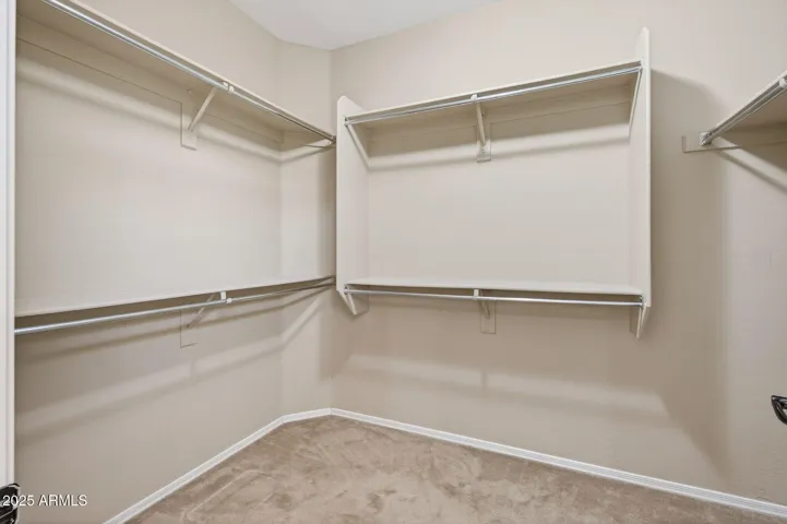 Look at all the hanging room for your favorite clothes.