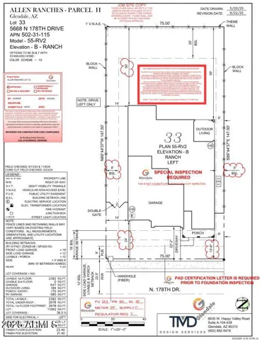 5668 N 178th Drive - Preliminary Plot Plan