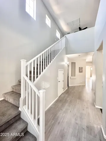 Stairway and hallway