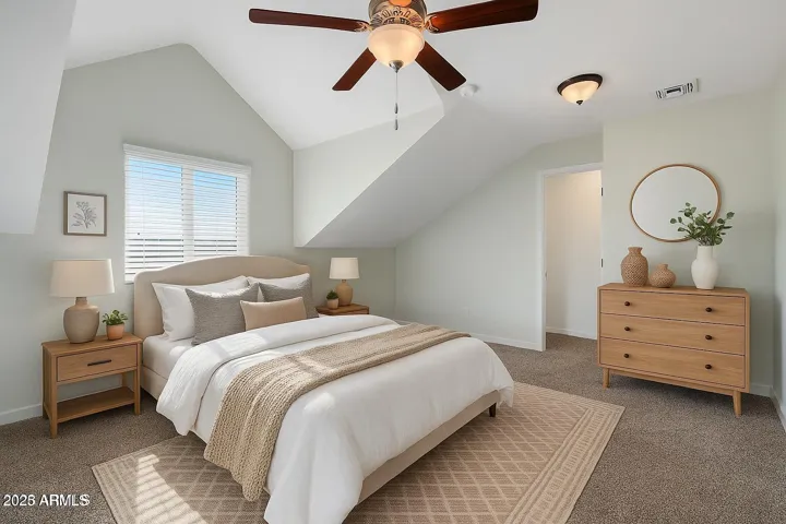 Upstairs Bedroom 1 Virtually Staged