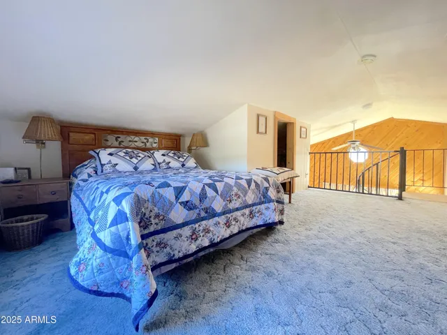 Upstairs in loft