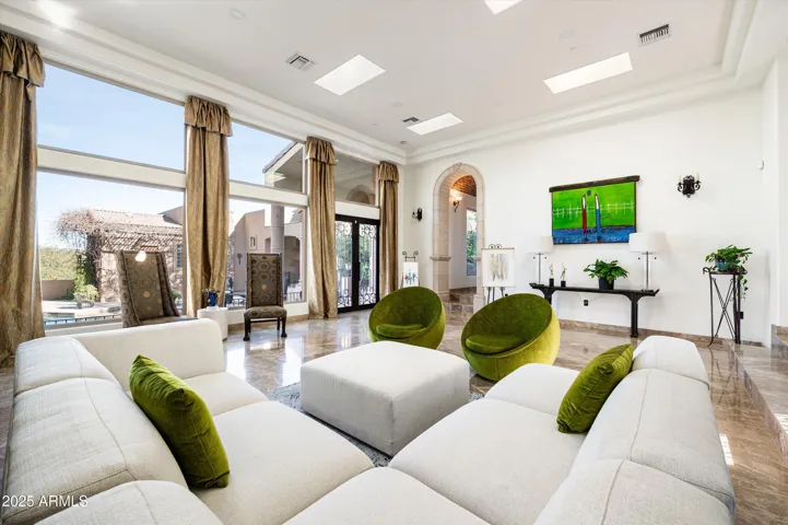 Living room/backyard view