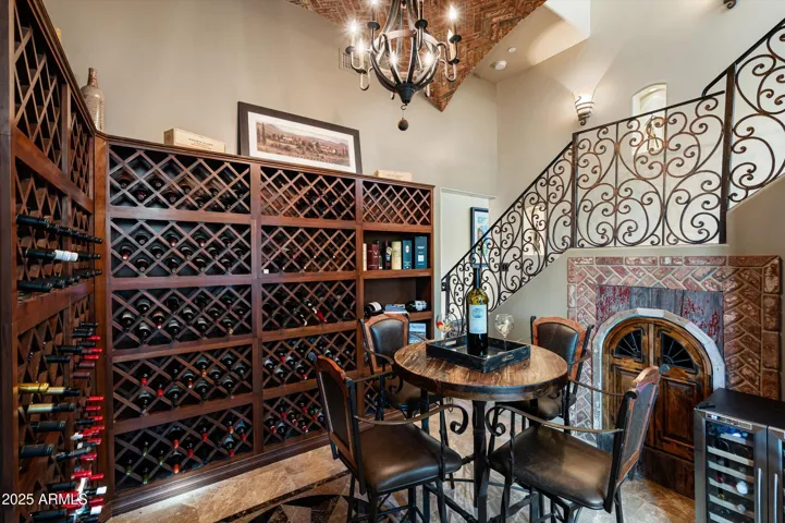 Wine tasting area