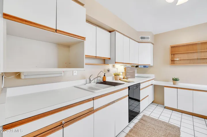 Large kitchen with tons of cabinet storage
