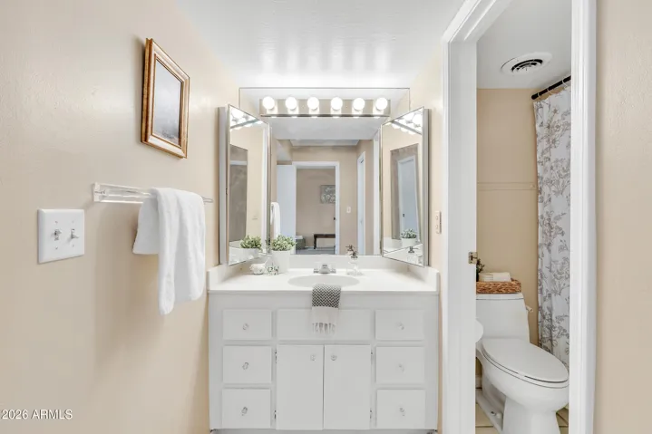 Downstairs primary bathroom